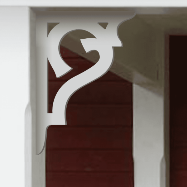 Träkonsoler med snickarglädje till farstukvist & veranda